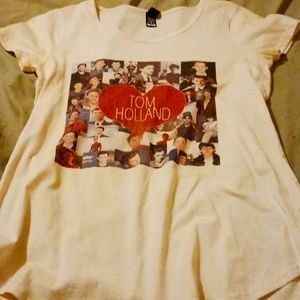 I Love Tom Holland College Shirt